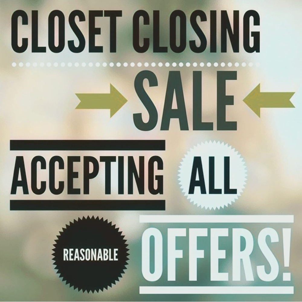 Closet Closing Sale